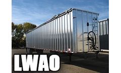 Wilkens - Model LWAO - Aluminum Sheet & Post Open Top Walking Floor / Tipper Trailer