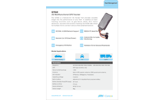 Concox - Model GT06E - 3G Multifunctional GPS Tracking Device - Leaflet