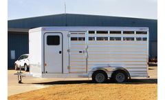 Exiss - Model STC 616 - Bumper Pull Stock Combo Trailer