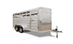 Featherlite - Model 8107 - Bumper Pull Stock Livestock Trailer