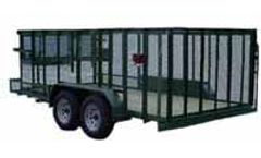 Hawn Trailers - Model 76 x 12 - Tandem Axle Landscape Trailer