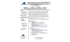 NTK-TTSR-25, NTK-TTSR-25S - Standard Range Test Tube Format Nitrate Test Kit - Brochure
