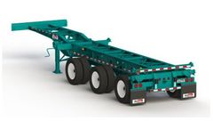Max Atlas - Model CC3240-3S-00 - Heavy Duty Three Axles Spring Ride Container Chassis Trailers