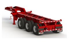 Max Atlas - Model CC29-3S-00 - Three Axles Slider Chassis Trailers