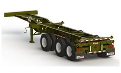 Max Atlas - Model CC3240-3CSJ-00 - Heavy Duty Three Axles Spring Ride Container Chassis Trailers