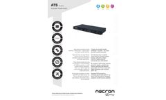 NECRON - Model ATS Seris - High-speed Automatic Transfer Switches - Brochure