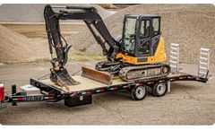 Moritz - Model EDH Series - Equipment Trailers with Deck Over the Wheels