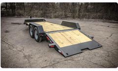 Moritz - Model ELH HT Series - Equipment Trailers with Hydraulic Tail