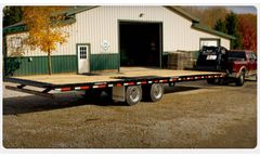 Moritz - Model FDH HT Series - Flatbed Trailers with Hydraulic Tail