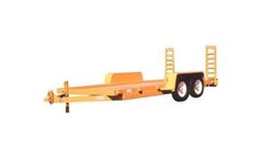 Car Mate - Model 6 x 12 - Skid Steer Trailer