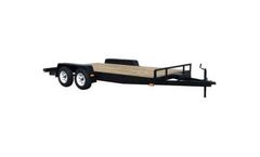 Car Mate - Model 8 x 14 - Plank Deck Angle Iron Trailer