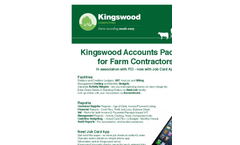 Kingswood Herd - In-Depth Herd Management System Brochure Brochure