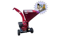 Titan - Model TP1200 - Pro - 15HP Petrol Wood Chipper 75mm Capacity - Conifer Leylandii