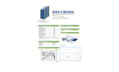 Hengs - Model P035(35W) - Mono-Crystalline PV Module   - Brochure