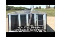 Bismarck Canvas Roll Tarps Electric Tarp and Hopper Opener - Video