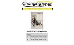 Changing Times - Model GPM - Liquid Applicator - Brochure