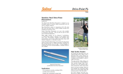 Solinst - Model 615 - Drive-Point Piezometer Data Sheet