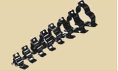 Aeron - FRP Trefoil Clamps / Cable Cleats