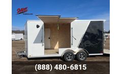 Sparks - All Aluminum 7.5`x16` UTV Enclosed Trailer