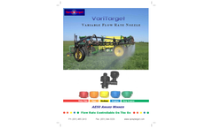 VariTarget - Model AE50 - Variable Flow Rate Nozzle - Brochure