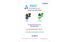 VeriJet - Variable Flow Rate Nozzle - Brochure