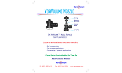 VeriVolume - Variable Flow Rate Nozzle - Brochure