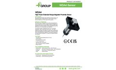 4B Group - Model WDA4 - Belt or Chain Alignment and Motion Monitor - Brochure