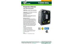 4B Group - Model T400N Elite - Bearing Temperature Monitoring System- Brochure