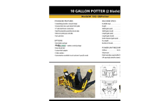 Lemar - Model 10 Gallon - Potter - Datasheet