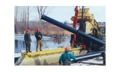 Direct bury of large Diameter HDPE pipe
