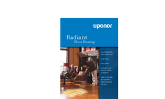 Uponor Radiant Floor Heating Systems Brochure