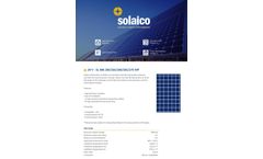 Solaico - Model 24 Voltios - SL 606 250/255/260/265/275 WP - Photovoltaic Solar Modules - Datasheet
