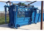Cattleac - Model C-III - Hydraulic Squeeze Chute for Livestock Handling