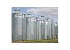 Darmani - Model 24 - 12028 - Flat Bottom Grain Bin