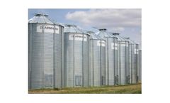 Darmani - Model 24 - 12028 - Flat Bottom Grain Bin