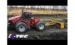 Leveling River Banks with K-Tec 1613 Flex Land Leveler Video