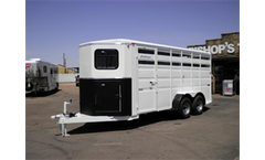 Titan - Combo Bumper Pull Stock Trailer