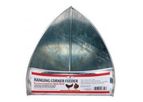 Miller - Model 167543 - Galvanized Hanging Corner Poultry Feeder