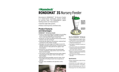 RONDOMAT - Model 3S - Nursery Feeder Brochure
