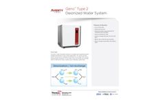 Avidity - Model Geno Type 2 - Water | Deionized Water Purification System -Brochure