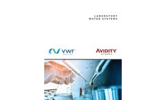 Avidity - Model Geno II T - Deionized Water System with Integrated Tank -Brochure