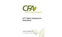 CFT - Water Assessment - Brochure