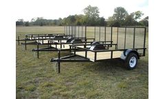 Lone Wolf - Model D1 - Single Axle Economy Utility Trailer
