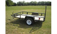 Lone-Wolf - Model D4 - Standard Angle Rail - Single Axle Trailer