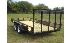 Lone-Wolf - Model D13 - Tandem Axle Tube Rail Utility Trailer