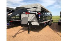 Model 95702 - 24 x 6` 8 Inch Steel Trailer with Wood Floor