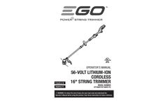 Power+ Powerload - Model ST1623T - String Trimmer with Line IQ - Brochure