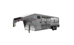 Delco - Model Metal Top - Gooseneck Livestock Trailers