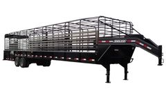 Delco - Model Daul-Tandem Groundload - Gooseneck Livestock Trailers