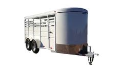 Delco - Bumperpull Stock Livestock Trailers
